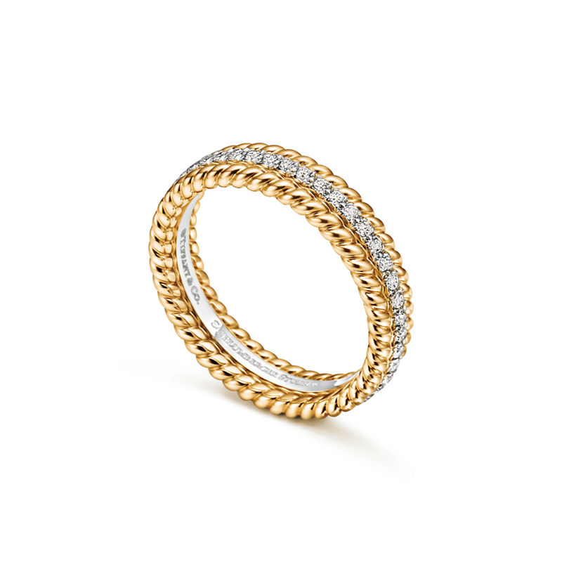 Tiffany & Co. Tiffany & Co. Schlumberger anillo Rope de dos vueltas Tienda de fábrica