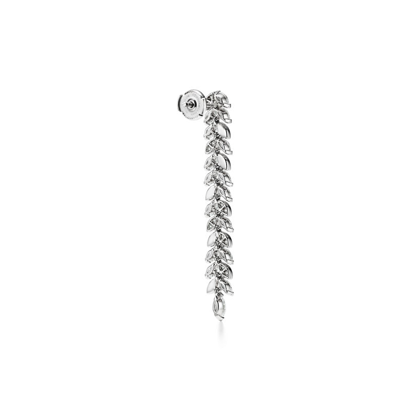 Tiffany & Co. Tiffany Victoria® Pendientes largos en forma de vid de diamantes en platino Outlet online