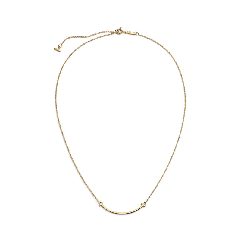 Tiffany & Co. Tiffany T Colgante Smile de oro amarillo tamaño pequeño 2025