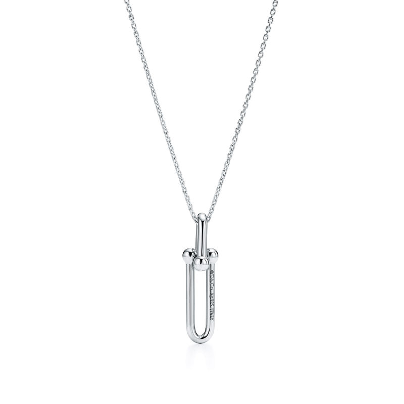 Tiffany & Co. Tiffany HardWear Colgante con eslabón alargado de plata de ley Rebajas de fábrica