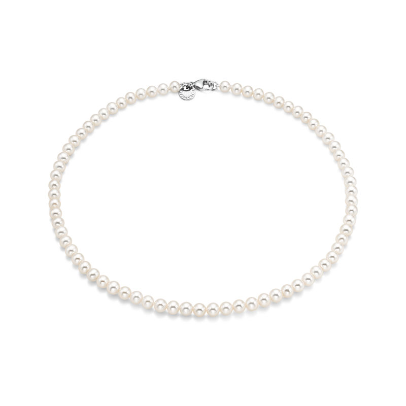 Tiffany & Co. Ziegfeld Collection Collar de perlas con cierre de plata 5-6 mm Rebajas top
