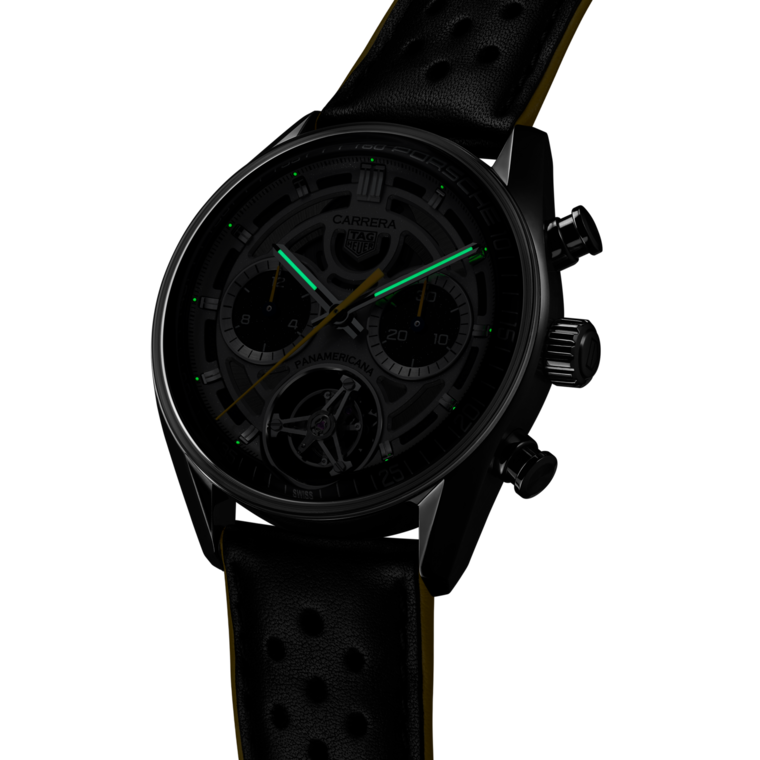 TAG Heuer TAG Heuer Carrera Chronograph Tourbillon x Porsche Panamericana Automático 42 mm Acero CBS5012.FC6571 Outlet