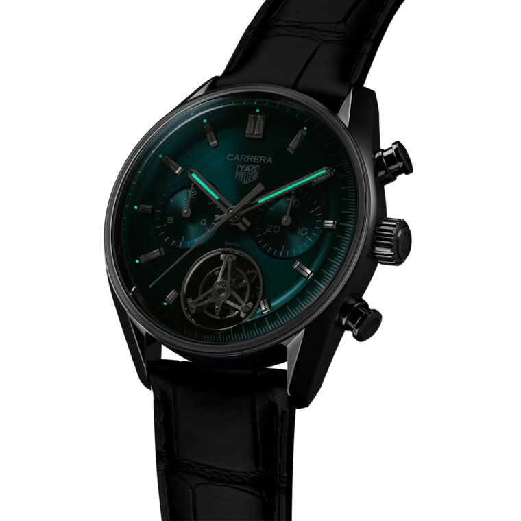 TAG Heuer TAG HEUER CARRERA CHRONOGRAPH TOURBILLON Automático 42 mm Acero CBS5011.FC6566 Gran oferta