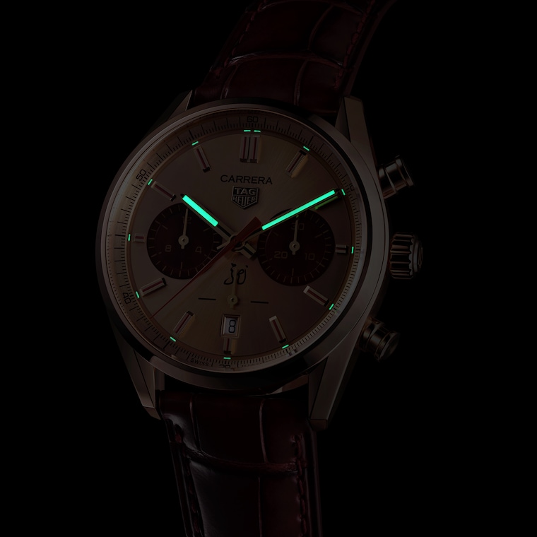 TAG Heuer TAG Heuer Carrera Chronograph Automático 42 mm Oro 5N CBN2048.FC8323 Rebajas de fábrica