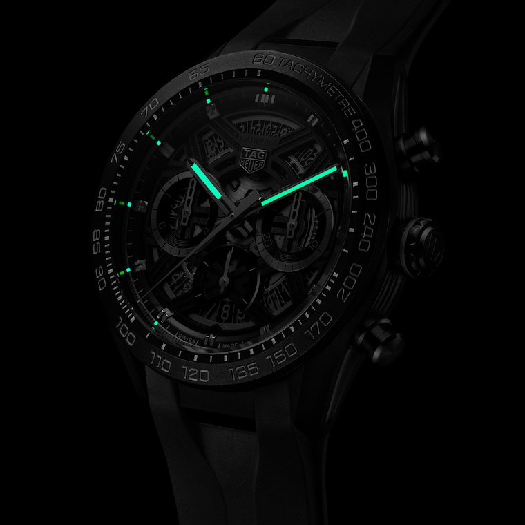 TAG Heuer TAG Heuer Carrera Chronograph Extreme Sport Automático 44 mm Titanio con revestimiento DLC CBU2080.FT6272 Descuento
