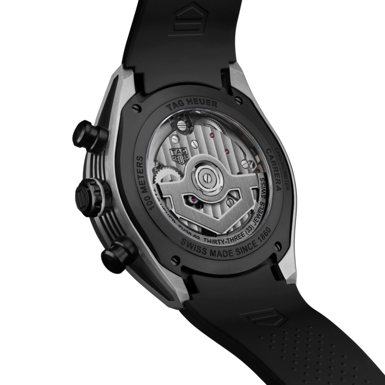 TAG Heuer TAG Heuer Carrera Chronograph Tourbillon Extreme Sport Automático 44 mm Titanio con revestimiento DLC CBU5080.FT6272 Tienda