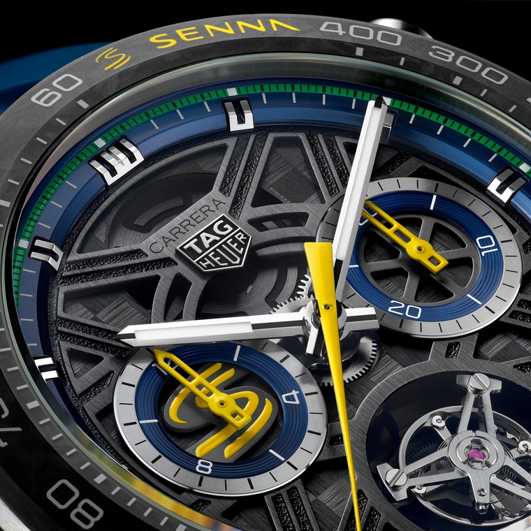 TAG Heuer TAG Heuer Carrera Chronograph Tourbillon Extreme Sport x Senna Automático 44 mm Titanio CBU5081.FT6274 Rebajas online