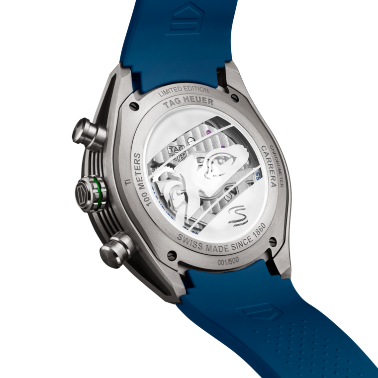 TAG Heuer TAG Heuer Carrera Chronograph Tourbillon Extreme Sport x Senna Automático 44 mm Titanio CBU5081.FT6274 Rebajas online