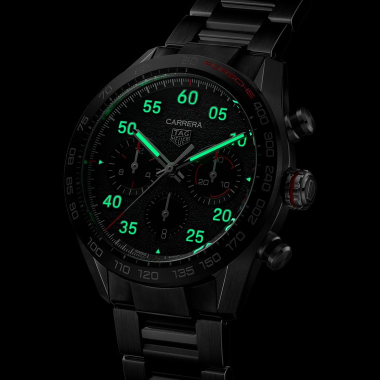 TAG Heuer TAG Heuer Carrera Chronograph x Porsche Automático 44 mm Acero CBN2A1F.BA0643 Oferta especial