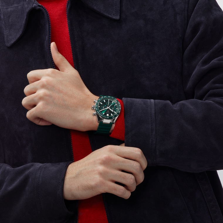 TAG Heuer TAG Heuer Carrera Chronograph Automático 44 mm Acero y cerámica CBN2A1N.FT6238 Envío gratis