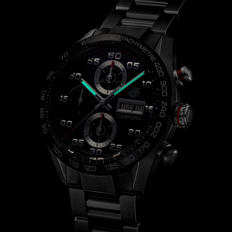 TAG Heuer TAG Heuer Carrera Chronograph Automático 44 mm Acero y cerámica CBN2A1AA.BA0643 Gran oferta