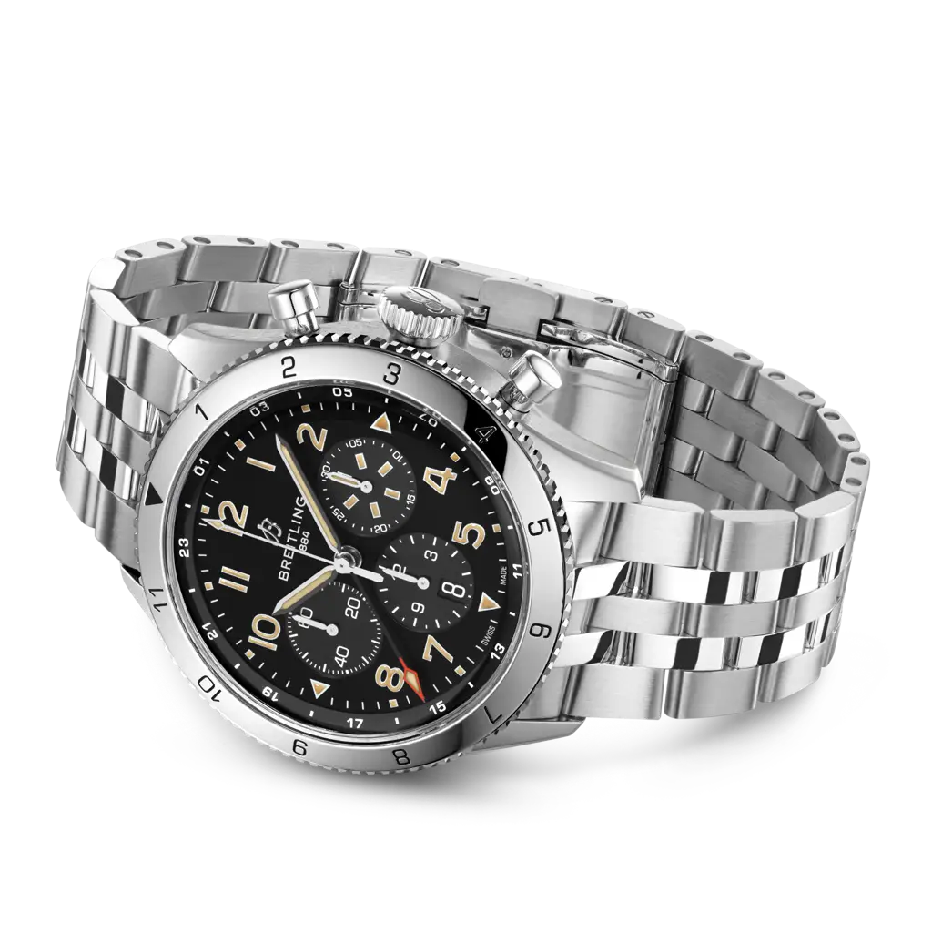 Breitling Super AVI B04 Chronograph GMT 46 P-51 Mustang Oferta especial de fábrica