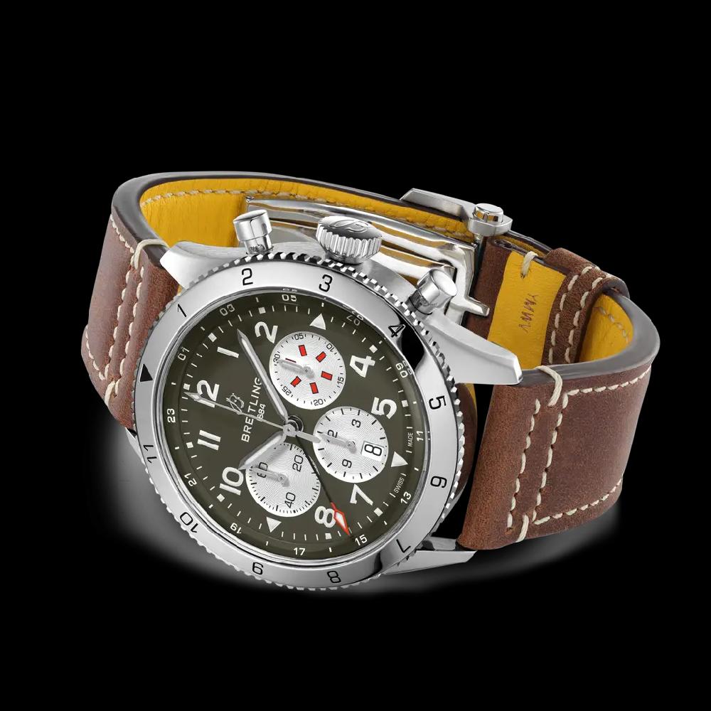Breitling Super AVI B04 Chronograph GMT 46 Curtiss Warhawk Grandes descuentos