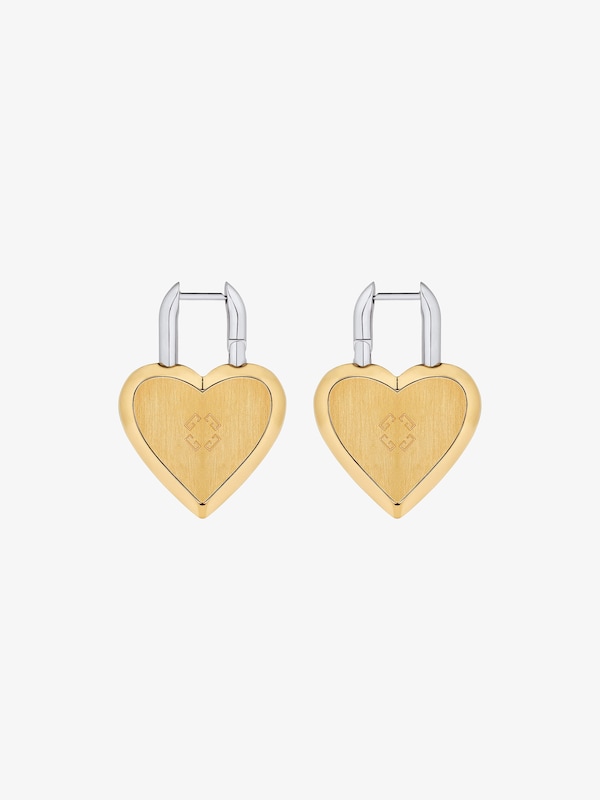 Givenchy Heart Lock earrings in metal Envío internacional gratuito