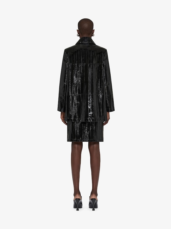 Givenchy Coat in leather Ahorra y exporta