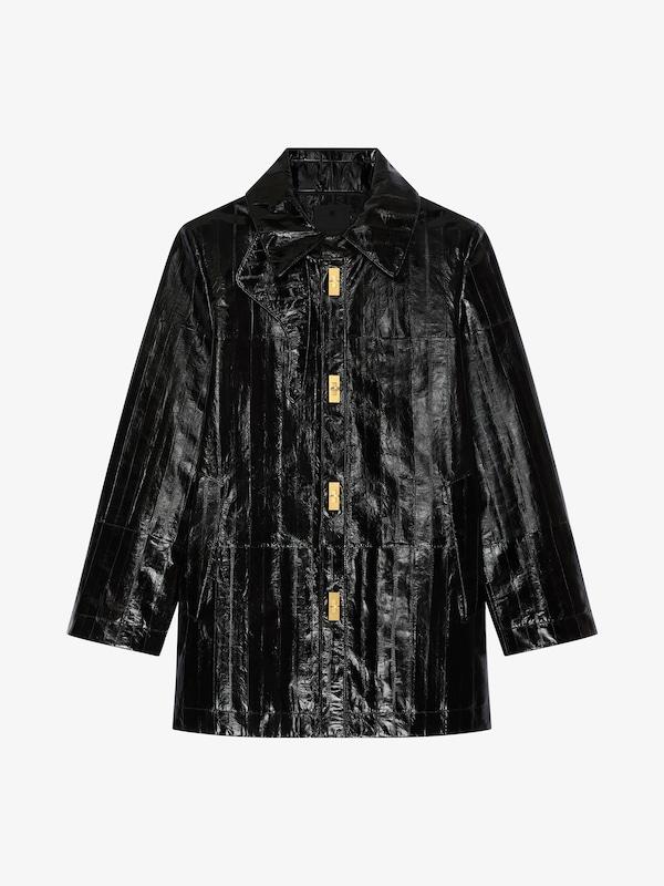 Givenchy Coat in leather Ahorra y exporta