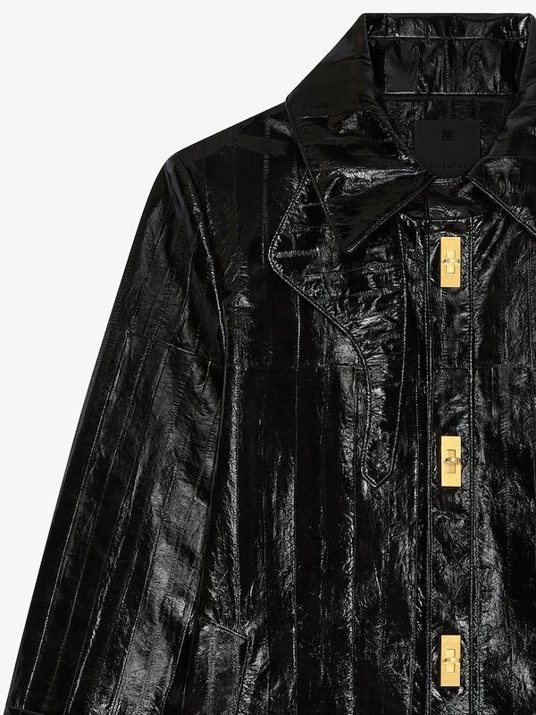 Givenchy Coat in leather Ahorra y exporta