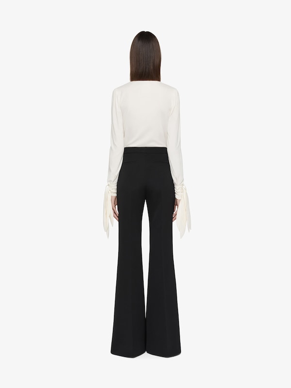 Givenchy Blouse with bows in poplin and 4G embroidery Libre de impuestos