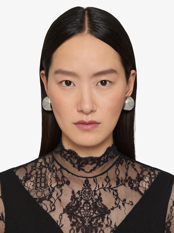 Givenchy Curve earrings in metal Descuentos del mes