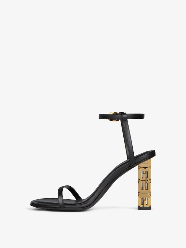Givenchy G Cube heeled sandals in leather Última moda