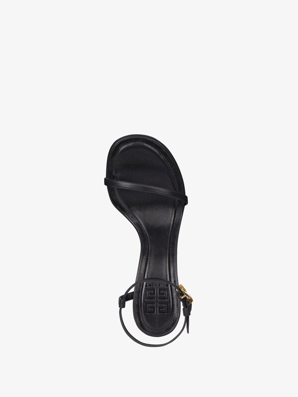 Givenchy G Cube heeled sandals in leather Última moda