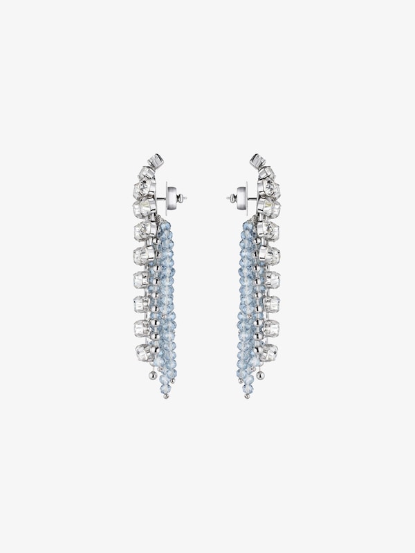 Givenchy Crystal Bow earrings in metal with crystals and pearls Precio ultrabajo