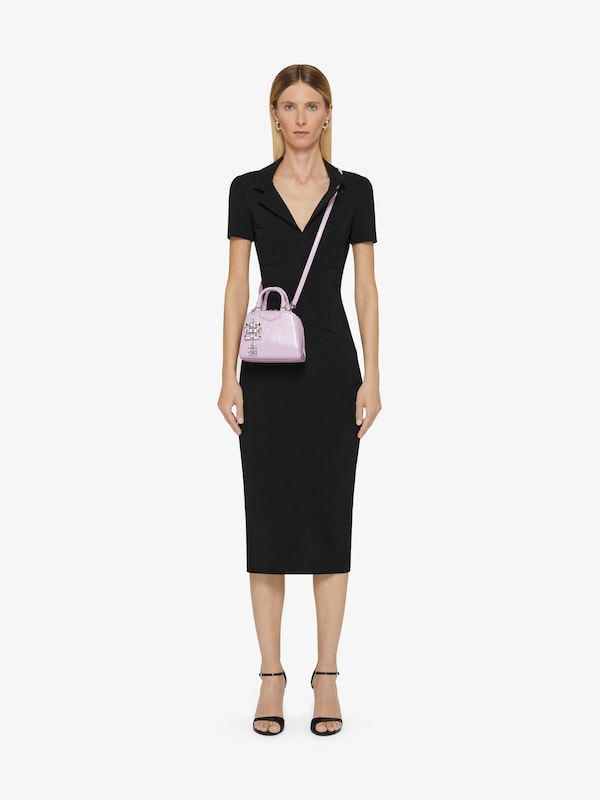 Givenchy Nano Antigona Cube bag in patent leather with charm Liquidación