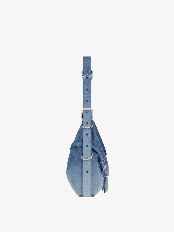 Givenchy Medium Voyou bag in gradient denim Promoción por tiempo limitado