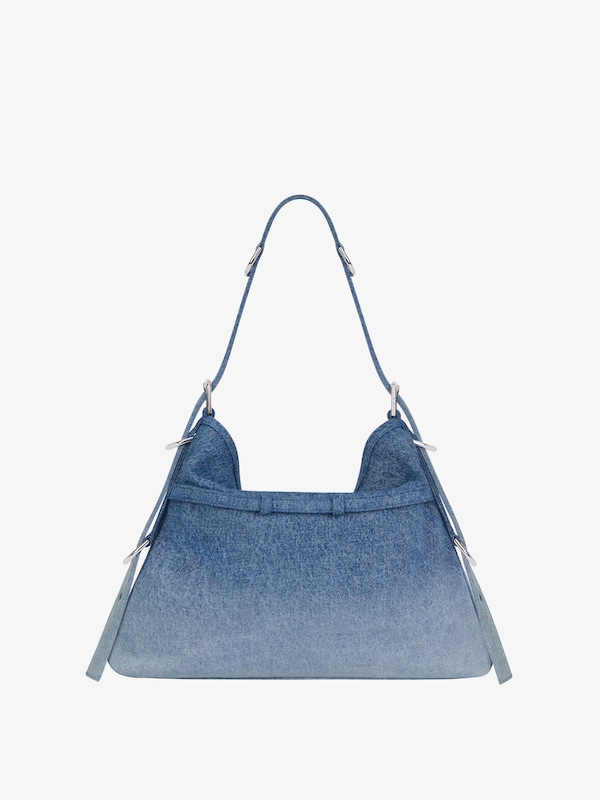 Givenchy Medium Voyou bag in gradient denim Promoción por tiempo limitado