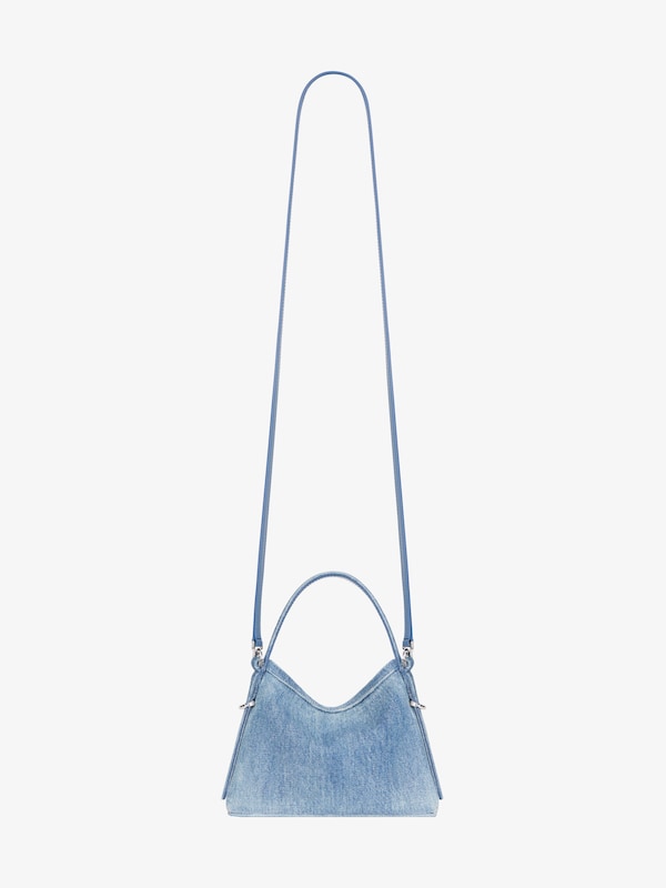Givenchy Nano Voyou bag in washed denim Envío internacional gratuito