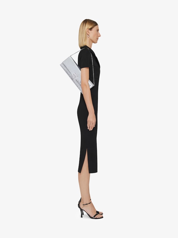 Givenchy 4G Liquid Clutch bag in laminated leather Precio ultrabajo
