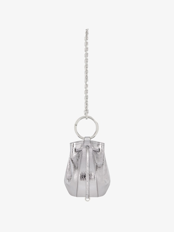 Givenchy Mini Pumpkin bag in laminated leather 2025