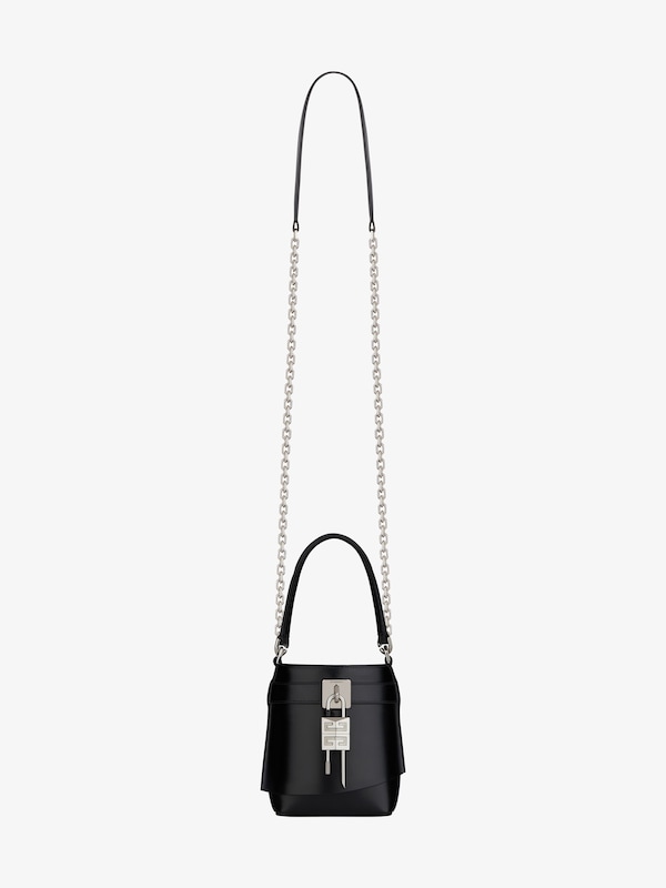 Givenchy Micro Shark Lock bucket bag in Box leather Ofertas