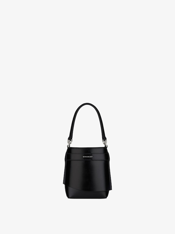 Givenchy Micro Shark Lock bucket bag in Box leather Ofertas