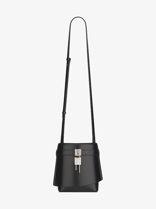 Givenchy Shark Lock bucket bag in Box leather En oferta