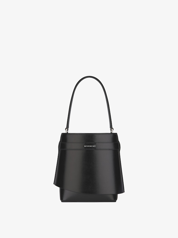 Givenchy Shark Lock bucket bag in Box leather En oferta