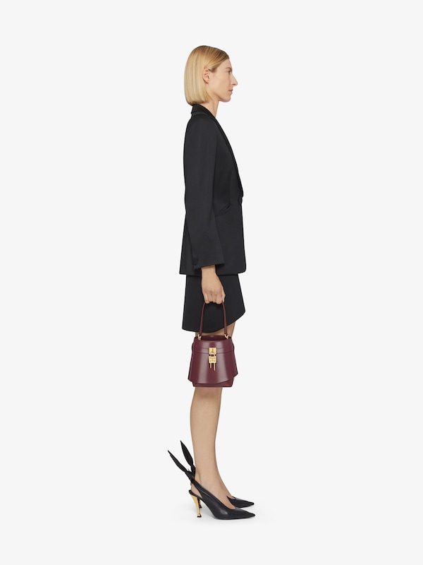 Givenchy Shark Lock bucket bag in Box leather Rebajas de fábrica