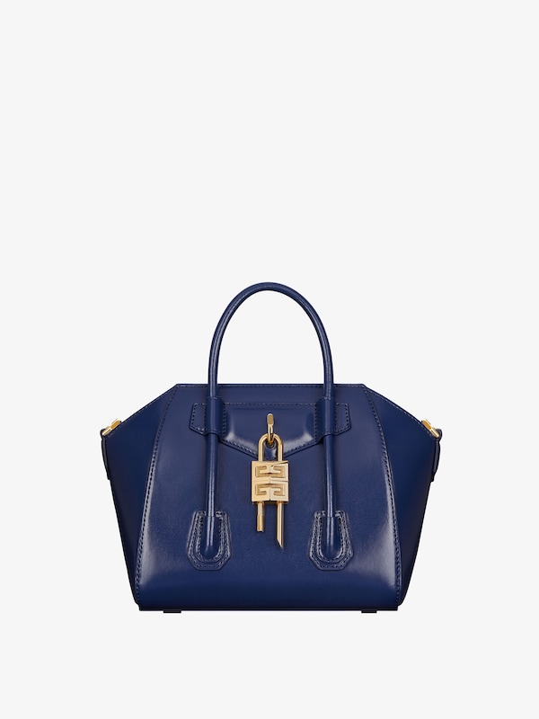 Givenchy Mini Antigona Lock bag in Box leather Mejor oferta