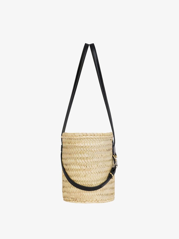 Givenchy Small Voyou basket bag in raffia Precio de fábrica