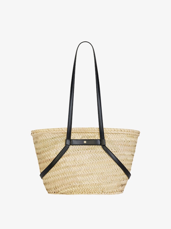Givenchy Small Voyou basket bag in raffia Precio de fábrica