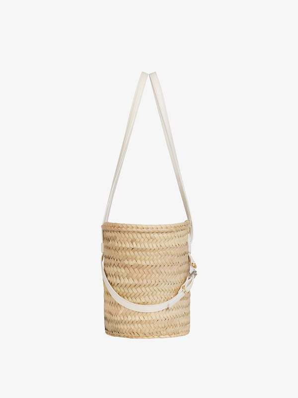 Givenchy Small Voyou basket bag in raffia Promoción por tiempo limitado