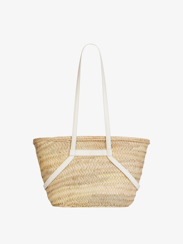 Givenchy Small Voyou basket bag in raffia Promoción por tiempo limitado