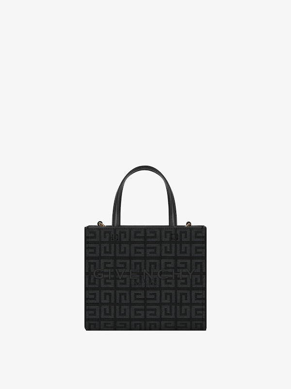 Givenchy Mini G-Tote shopping bag in 4G embroidery Solo hoy