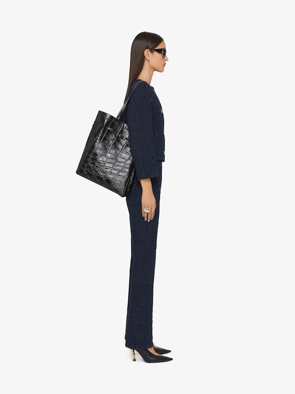 Givenchy Medium Voyou tote bag in crocodile effect leather Grandes descuentos
