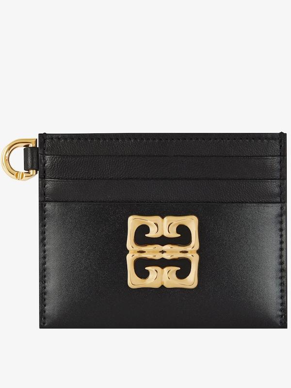 Givenchy 4G Liquid card holder in Box leather Limitado a 3 días