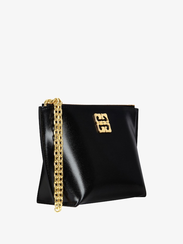 Givenchy Small 4G Liquid pouch in Box leather with chain Precios de Black Friday