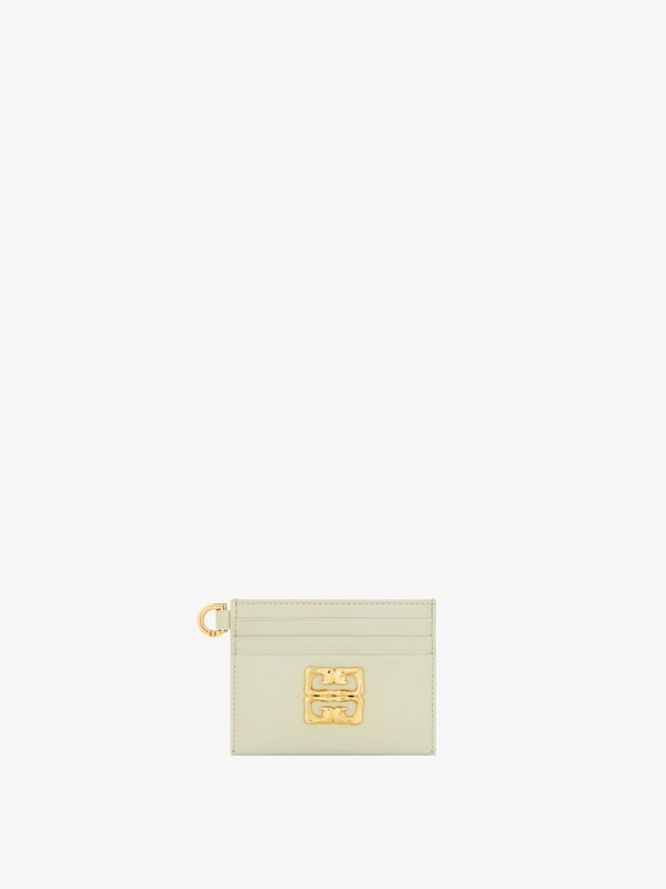 Givenchy 4G Liquid card holder in Box leather Última moda