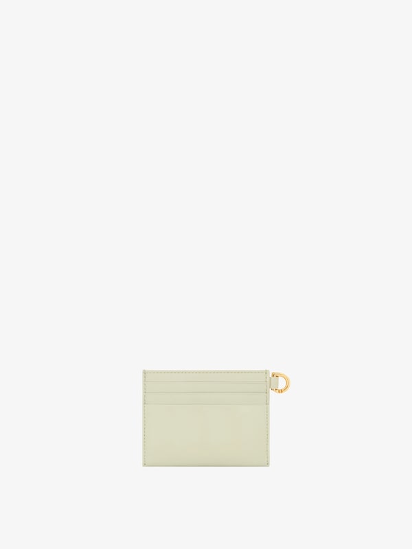 Givenchy 4G Liquid card holder in Box leather Última moda