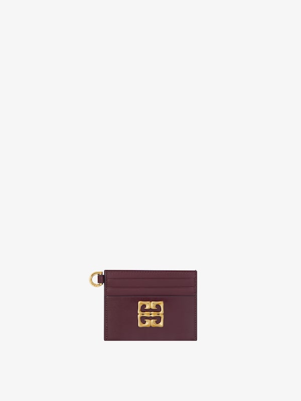 Givenchy 4G Liquid card holder in Box leather