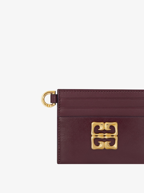 Givenchy 4G Liquid card holder in Box leather Grandes ahorros